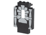 Panel 2 x 5 x 6 Wall with Window with Window Stones and 2 Columns Pattern