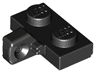 Hinge Plate 1 x 2 Locking with 1 Finger on Side with Bottom Groove