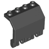 Panel 2 x 4 x 3 1/3 with Double Locking 2 Fingers Hinge