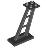Support 2 x 4 x 5 Stanchion Inclined, 5mm Wide Posts