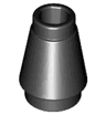 Cone 1 x 1 with Top Groove