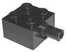 Brick, Modified 2 x 2 with Pin and No Axle Hole