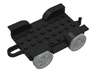 Fabuland Car Chassis 6 x 8 with Hitch
