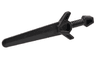 Minifigure, Weapon Sword, Greatsword Angular