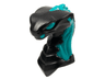 Minifigure, Head, Modified Snake, Cobra with Closed Mouth with Molded Dark Turquoise Eyes, Fangs, and Flames on Closed Hood Pattern