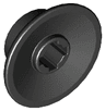 Train Wheel Small, Hole Notched for Wheels Holder Pin