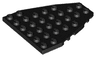 Wedge, Plate 7 x 6 with Stud Notches (Boat Bow Plate)