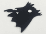 Minifigure Cape Cloth, Tattered and Scalloped with Collar - Spongy Stretchable Fabric