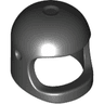 Minifigure, Headgear Helmet Space / Town with Thick Chin Strap - with Visor Dimples (Reissue with Top Dimple)