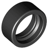 Tire 14mm D. x 6mm Solid Smooth