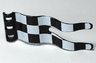Duplo Flag Wavy 2 x 5 with White Checkered Pattern