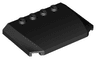 Wedge 4 x 6 x 2/3 Triple Curved