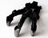 Bionicle Foot Piraka Clawed with Marbled Pearl Light Gray Pattern