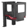 Duplo Forklift Cabin with Dark Red Mudguards and Forklift Rails (Sumsy)