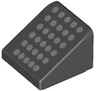 Slope 30 1 x 1 x 2/3 with 30 Silver Dots Pattern