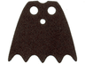 Minifigure Cape Cloth with Top Holes and Scalloped 5 Points Bottom (Batman), Long, Circle Neck Cut - Traditional Starched Fabric