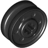 Wheel 18mm D. x  8mm with Fake Bolts and Shallow Spokes and Axle Hole