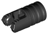 Hinge Cylinder 1 x 2 Locking with 2 Fingers and Axle Hole on Ends without Slots