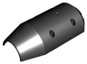 Vehicle, Tipper Drum 3 x 6 x 10 Half with 4 Pin Holes