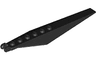 Hinge Plate 3 x 12 with Angled Side Extensions and Tapered Ends