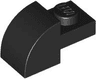 Slope, Curved 2 x 1 with Recessed Stud