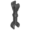 Arm Mechanical, Straight with Clips at 90 degrees (Vertical Grip)