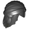 Minifigure, Hair Female Mid-Length with Braid Around Sides