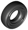Tire 14mm D. x 4mm Smooth Small Single with Number Embossed on Side