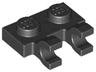 Plate, Modified 1 x 2 with 2 U Clips (Horizontal Grip)