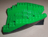 Boat, Hull Small Stern 14 x 12 x 5 1/3 with Green Top (6052 / 6053)