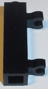 Brick, Modified 1 x 1 x 3 with 2 Clips (Vertical Grip) - Solid Stud