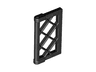 Pane for Window 1 x 2 x 3 Lattice with Thick Corner Tabs