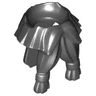 Minifigure Beard, Tied with Hair in Back