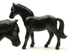 Horse, Belville with Dark Orange Rimmed Eyes Pattern