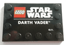 Tile, Modified 4 x 6 with Studs on Edges with Star Wars Logo and 'DARTH VADER' Pattern