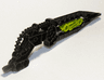 Bionicle Wing Angled with Molded Lime Center Pattern
