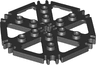 Technic, Plate Rotor 6 Blade with Clip Ends Connected (Water Wheel) - Hollow Studs