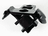 Minifigure Armor Shoulder Pads with Scabbard for 2 Katanas and Bar Hole