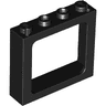Window 1 x 4 x 3 Train - 2 Hollow Studs and 2 Solid Studs