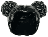 Minifigure, Hair Female with Center Part and 2 Space Buns on Top