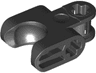 Technic, Axle Connector 2 x 3 with Ball Joint Socket - Closed Sides, Straight Forks with Closed Axle Holes
