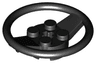 Vehicle, Steering Wheel with 2 x 2 Center and Axle Hole
