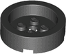 Brick, Round 4 x 4 with Recessed Center and Hole