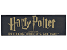 Tile 2 x 6 with Gold 'Harry Potter AND THE PHILOSOPHERS STONE' Pattern