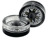 Minifigure, Utensil Compass with Fixed Trans-Clear Top and White Disc with Fleur-de-lis Pattern