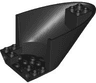 Aircraft Fuselage Aft Section Curved Bottom 6 x 10 with 2 Pin Holes