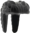 Minifigure, Hair Coiled with 2 Cornrow Pigtails