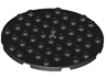 Plate, Round 8 x 8 with Hole