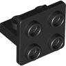 Bracket 1 x 2 - 2 x 2 Centered, Inverted