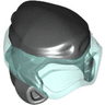 Minifigure, Headgear Ninjago Wrap Type 8 with Molded Trans-Light Blue Scuba Diver Mask Pattern